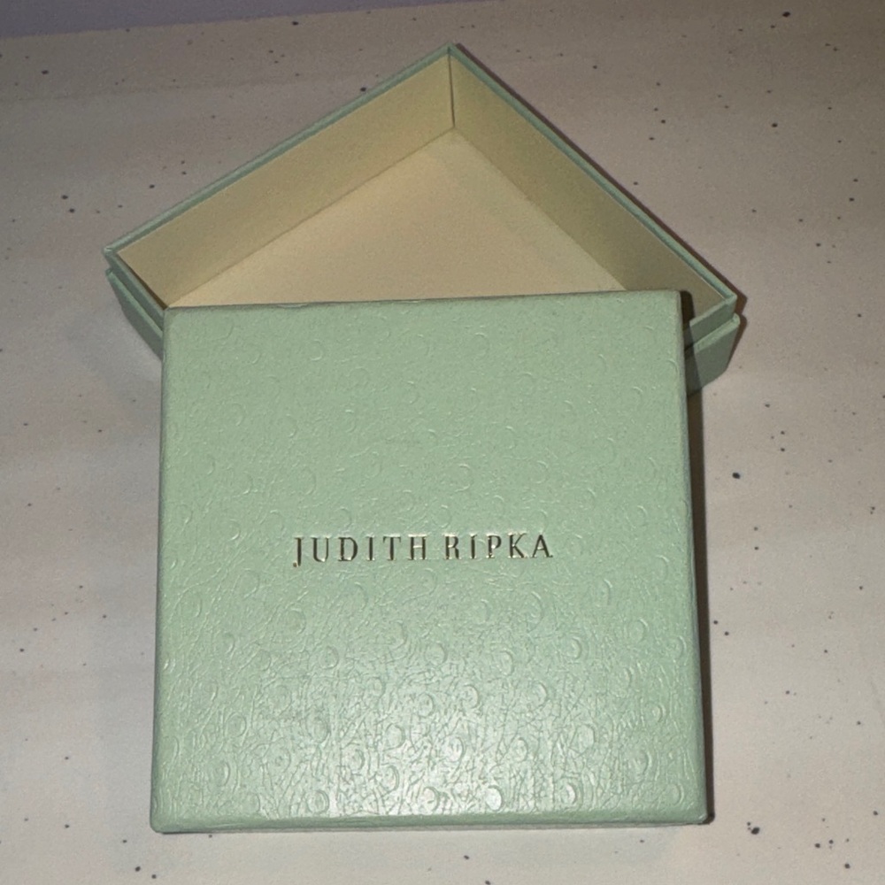 Judith Ripka Light Green Embossed Box